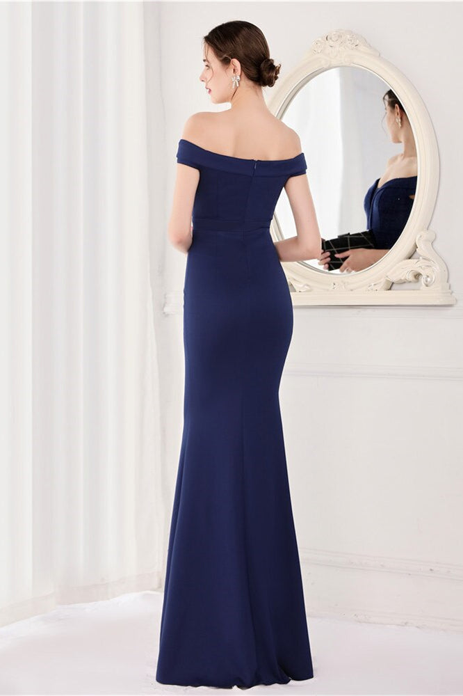 Elegant Off-The-Shoulder Mermaid Evening Dress