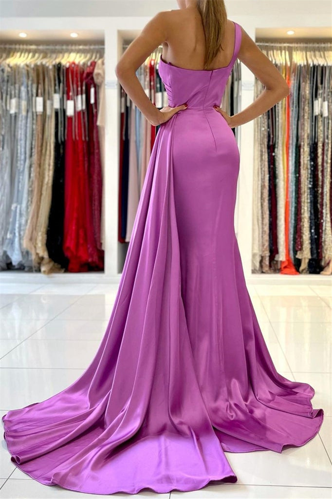 Mermaid Prom Dress With Ruffles & One Shoulder