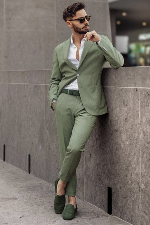 Green Wedding Suits for Groom - Get the Best Fit Online