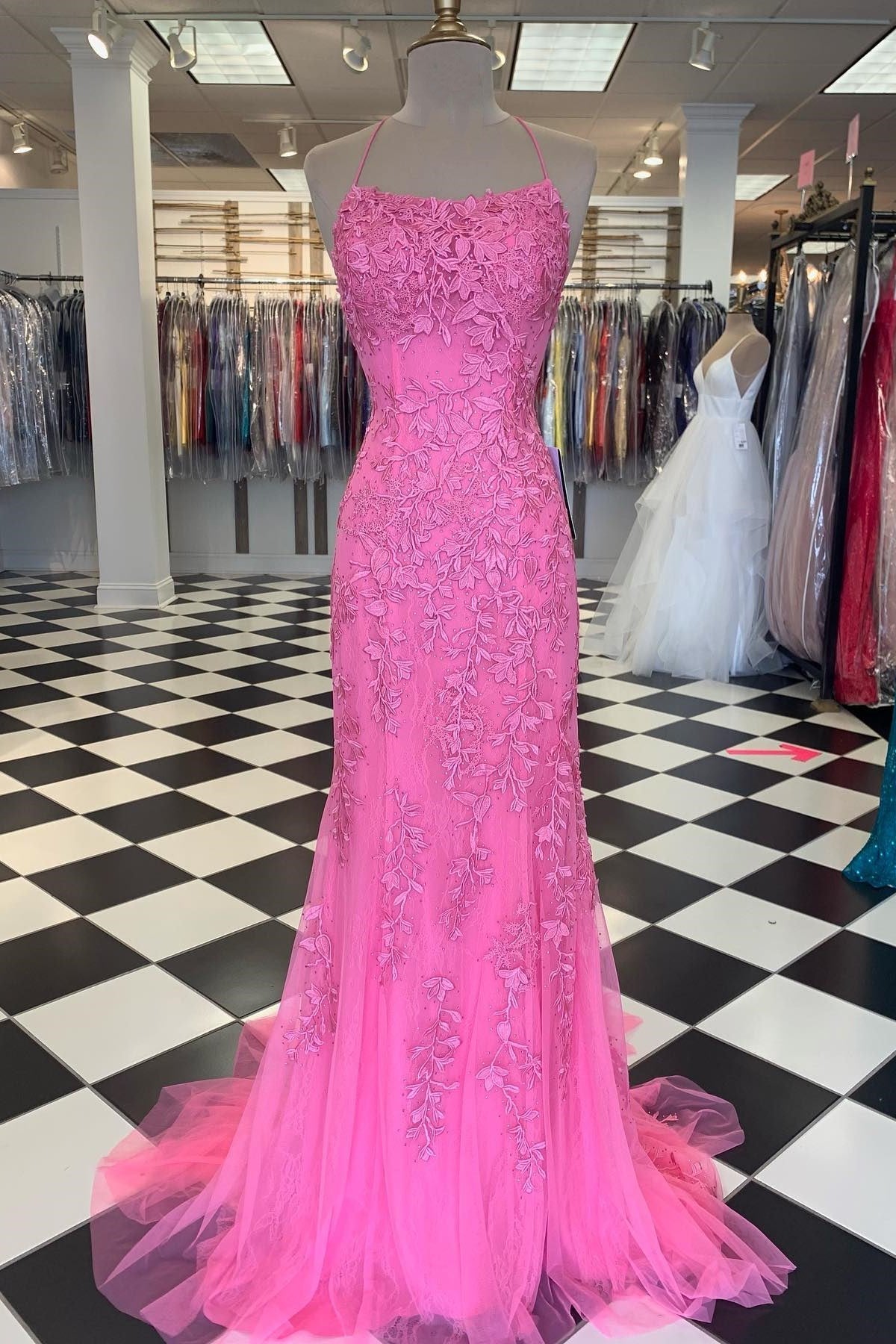 Amazing Mermaid Prom Dress With Tulle and Appliques