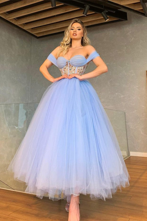 Stunning Sweetheart Prom Dress With Crystal Accents