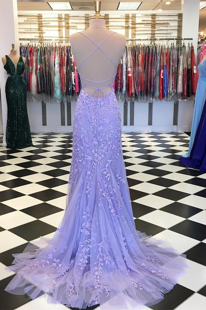 Amazing Mermaid Prom Dress With Tulle and Appliques