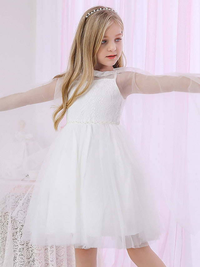 Luxurious Sleeveless Jewell Ball Gown for Flower Girl Dress