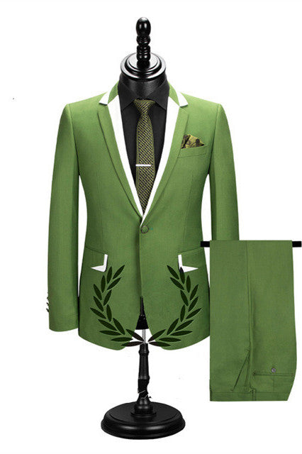 Glamorous Best Fitted Reception Suit for Groom With Notched Lapel