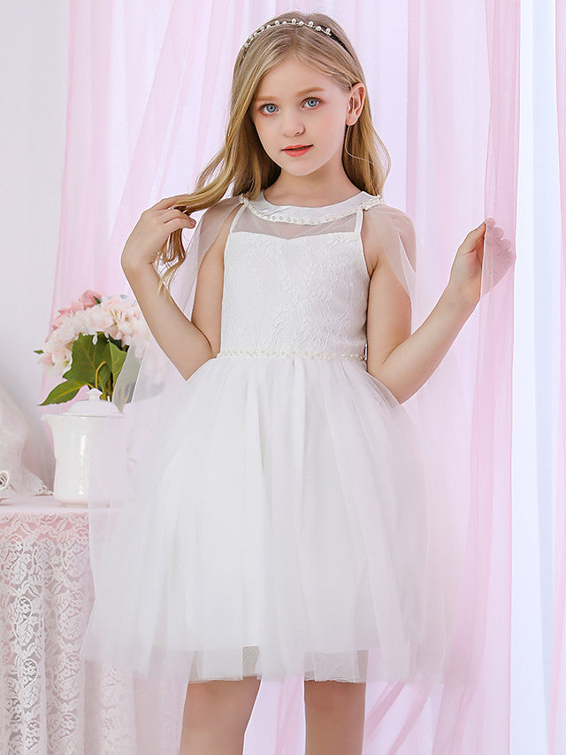 Luxurious Sleeveless Jewell Ball Gown for Flower Girl Dress