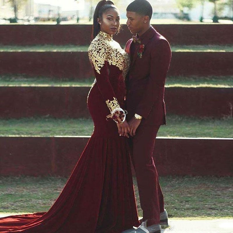 High Quality Notched Lapel Burgundy Prince Suit For Groom